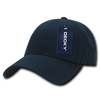Structured Cotton Baseball Cap - Navy Blue