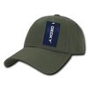 Structured Cotton Baseball Cap - Olive