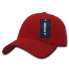Structured Cotton Baseball Cap - Red