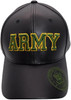 U.S. Army Cap - Faux Leather Black