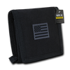 T105 - Tactical Wallet USA Flag Subdued - Black