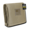 T105 - Tactical Wallet USA Flag Subdued - Khaki