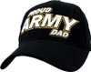 5792 - Proud Army Dad Cap Cotton - Black