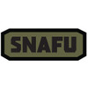 SNAFU- Morale Patch -Olive/Black