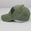 6492 - Veteran 3-D Text Air Force Logo Cap Cotton - Olive Drab