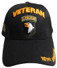 101st Airborne Division Veteran Cap - Screaming Eagle - Black