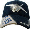 5886 - U.S. Air Force F-35 Lightning II Fighter Cap Cotton - Dark Blue