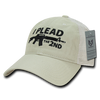 A05 - I Plead The 2nd Cap - Relaxed Cotton & Trucker Mesh - Stone