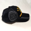 U.S. Army Woman Veteran Cap Emblem Shadow - Shiny Air Mesh - Black