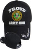 U.S. Army Proud Army Mom Cap -  Black