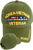 Korea Vietnam Veteran Shadow Cap - Olive