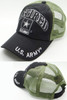 U.S. Army Retired Cap - USA Flag Subdued - Cotton/Air Mesh - Black/Olive
