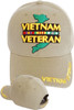 Vietnam Veteran Map Cap - Khaki