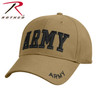 Rothco Deluxe Army Cap Embroidered Insignia Low Profile (Item # 8955) - Coyote Brown