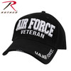 Rothco Deluxe U.S. Air Force Veteran Cap Embroidered Low Profile (Item #3959) - Black