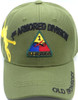 1st Armored Division Cap Shadow - Old Ironsides - Olive
