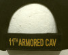 11th Armored Cavalry Division Cap - Black Horse - Black