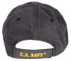 U.S. Navy Vietnam Veteran Cap - Cotton Washed Black