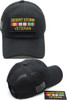 Desert Storm Veteran Cap - Detachable Patch - Cotton/Mesh - Black