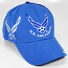 U.S. Air Force Cap - Wings Logo Shadow - Blue