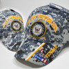 U.S. Navy Veteran Cap - Blue Digital Camo
