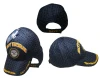 U.S. Navy Veteran Cap -  Air Mesh Waffle - Navy Blue