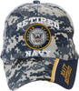 U.S. Navy Retired Cap  - Blue Digital Camo