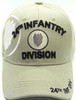 24th Infantry Division Cap Shadow- Khaki