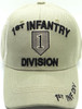 1st Infantry Division Cap Shadow - Khaki