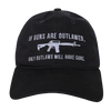 A03 - Outlaw Cap - Relaxed Cotton - Black