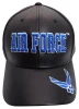 U.S. Air Force Cap - Faux Leather - Blue