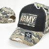 U.S. Army Cap US Flag - ACU Digital Camo/Black
