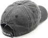 Disabled U.S. Army Veteran Cap Subdued - Cotton Washed Black