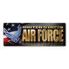 Air Force Chrome Bumper Strip Magnet