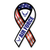 Air Force Red, White & Blue 2-in-1 Ribbon Magnet