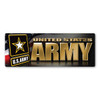 Army Chrome Bumper Strip Magnet