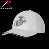 Rothco 3613 USMC Eagle Globe & Anchor Cap Low Profile Cotton White