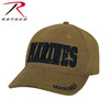 Rothco 3548 Deluxe Marines Cap Embroidered Low Profile Cotton Coyote Brown