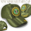 U.S. Army Cap Emblem Shadow - Mesh - Olive