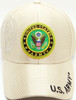 U.S. Army Cap Emblem Shadow - Mesh - Beige