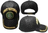 U.S. Army Veteran Cap - Waffle Mesh - Black