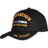 Operation Iraqi Freedom Medal Cap OIF Veteran - Black