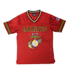 03802 - Marines Football Jersey With USMC EGA Logo - Red