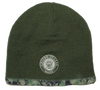 U.S. Navy Emblem Beanie Skull Cap - Reversible Navy/Green Digital Camo