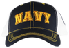 40272 - U.S. Navy Cap - Jersey Mesh - Navy/White