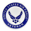 U.S. Air Force Veteran Lapel Pin - 1" Diameter