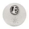 Made in USA - Nickel Plated Circle U.S. Space Force Lapel Pin - 1-1/8" Diameter