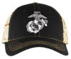 40302 - Marine Corps Hat - Black/Desert Digital Camo