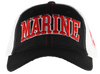 40258 - Marine Corps Cap - EGA Shadow - Jersey Mesh - Black/White