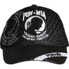 10190 - POW MIA Cap Logo Shadow - Waffle Mesh - Black
